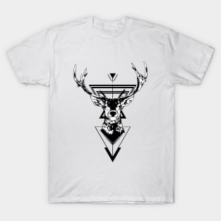 Deer design geometric T-Shirt